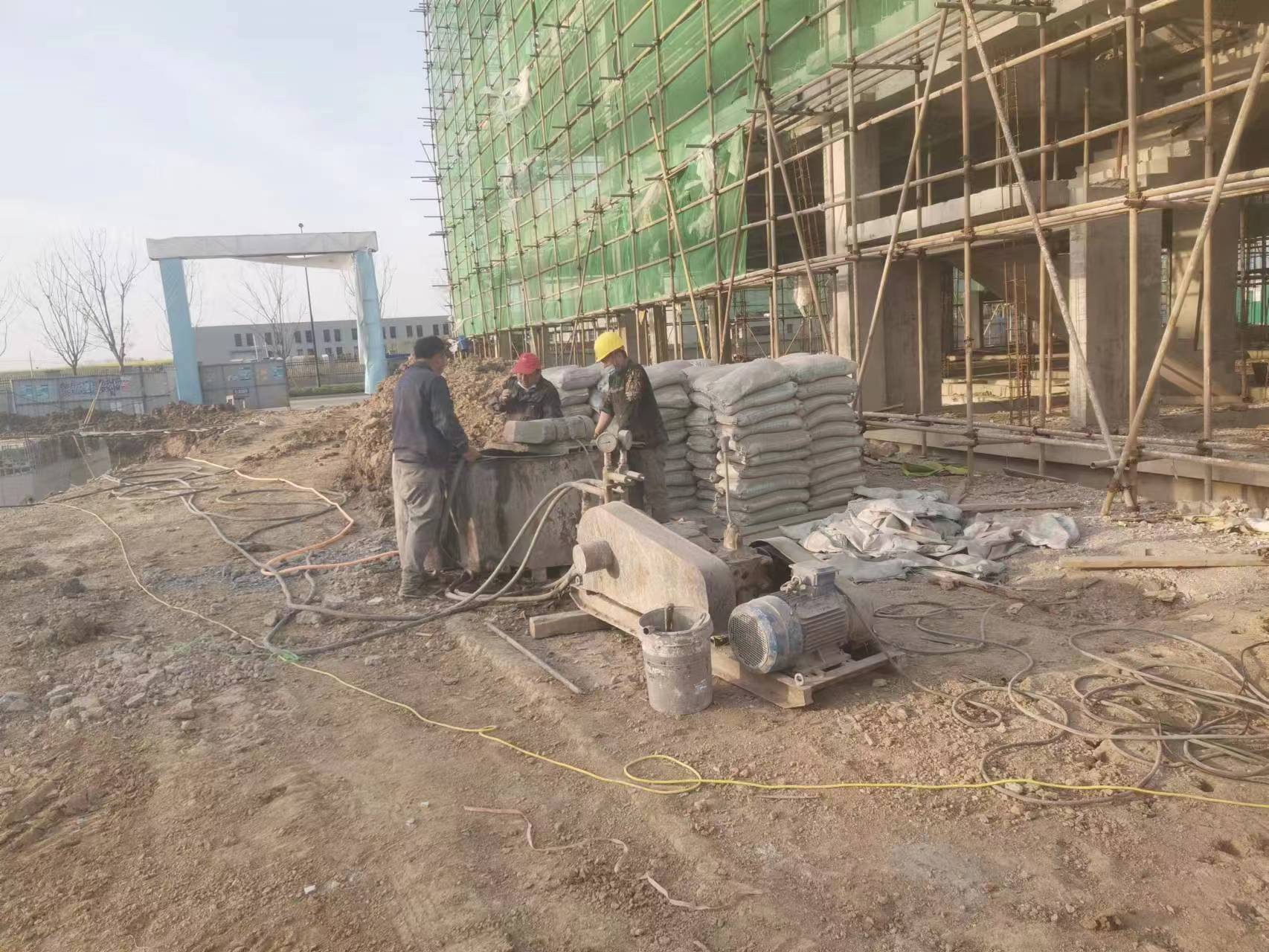 黄陂别墅下沉注浆